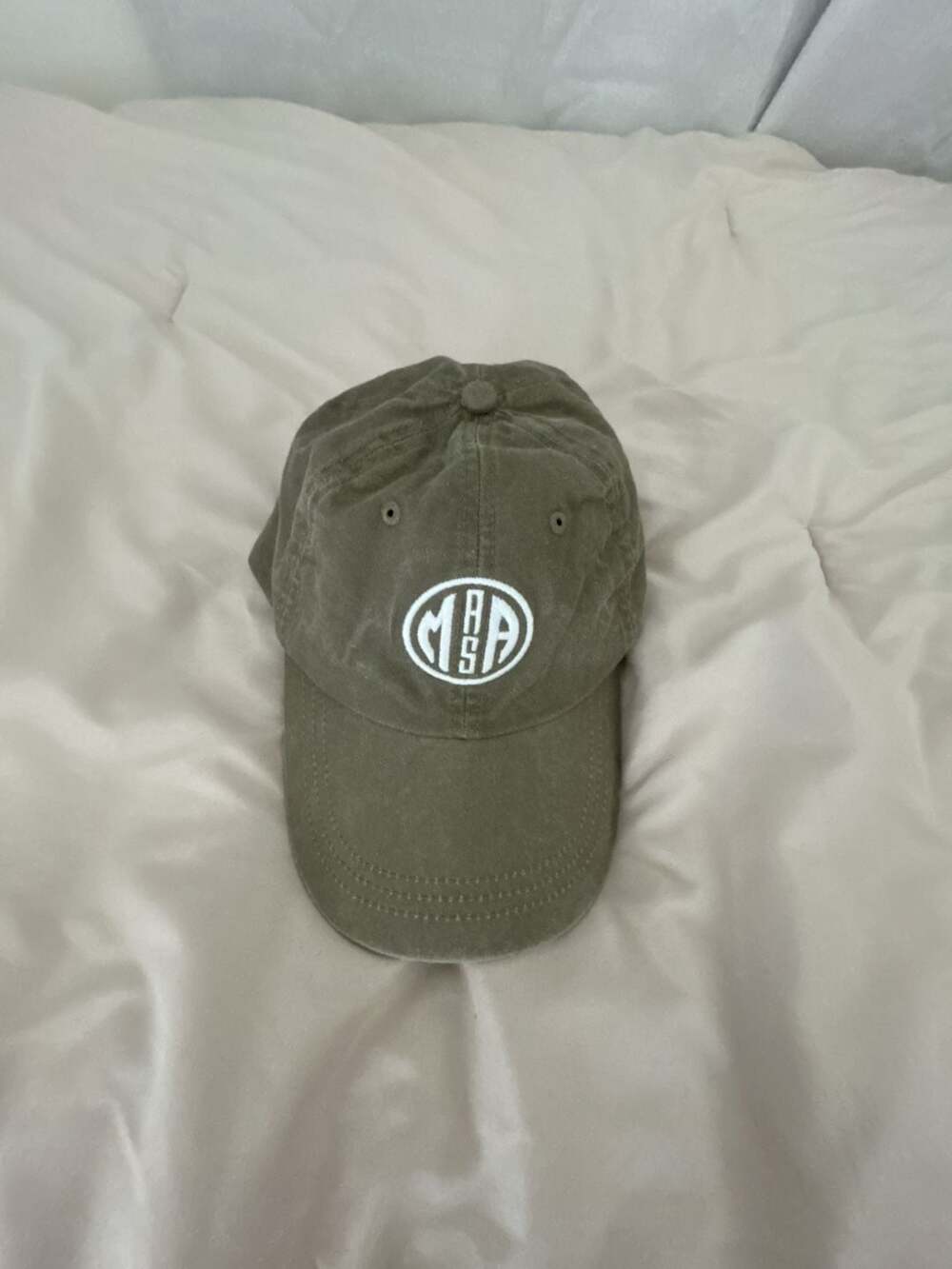 MASA Organic Cotton Dad Hat in Green never worn